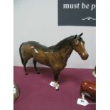 A Beswick Brown Gloss Glaze Horse.