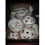 Royal Worcester "Evesham" Oven to Table Ware:- One Box