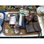 Kodak Camera, Voigtlander camera 6x6 4½x6, Festival of Britain crown 1951, coins, etc:- One Tray