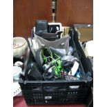 Assorted Ear/Head Phones, purses/wallets, sunglasses etc :- One Box