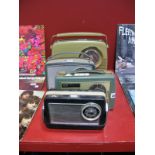 A Bush TR82/97 Antique Radio, a Westminster transistor,a  KB Lyric Nine transistor and a Nordmende