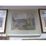 G.H. Vincent Plant Pastel Drawing Beeley, Derbyshire, signed lower right, Mall Galleries label