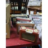 Four Circa 1960's Transistor Radios, including a Bush TR132 in cream and green with cream grille,