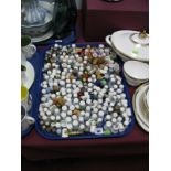 A Large Collection of Multi-Themed Thimbles:- One Tray