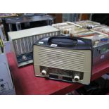 Two Circa 1960's Stella Radios, including model ST 2434 in beige plastic with expanded metal grille,