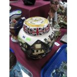 A Moorcroft Pottery Ginger Jar, decorated in the Bullnose Morris design by Paul Hilditch, shape
