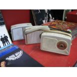 Three Vintage Dansette Transistor Radios, including Dansette Chorister, model 222, and model