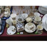 A Collection of Commemorative Ware including:- a Burleigh Dame Laura Knight King George VI and Queen