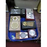 Seven Circa 1960's Transistor Radios, including "Beach Boy: That Thing You Do" FM radio, RGD "