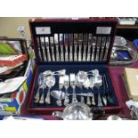 A Viners 100 Piece Eight Place Setting Electroplated Cutlery Service, in fitted reproduction