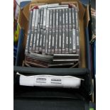 Sony Playstation One No.SCPH-5552, with two controllers, R.F. and power leads and carry case with