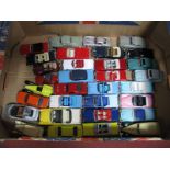 * Thirty Two 1:43 Scale Diecast Cars, largely American outline, by Kacer, Solido, Del Prado,