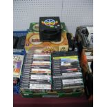 A Nintendo Game Cube 2001 Games Console, with power supply and one controller. Together with