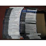 Fifty Cased Sony Playstation 2 Games, including Canis Canem Edit, Enter the Matrix, Need for Speed