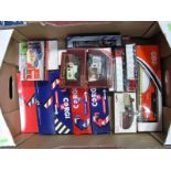 Eighteen Boxed Diecast Vehicles, by Corgi, Matchbox, Majorette and Lledo. All commercials, including