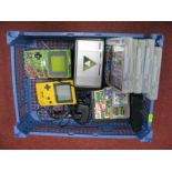 An Original Nintendo DS Handheld Game Console, with five boxed games. Together with a Gameboy Pocket