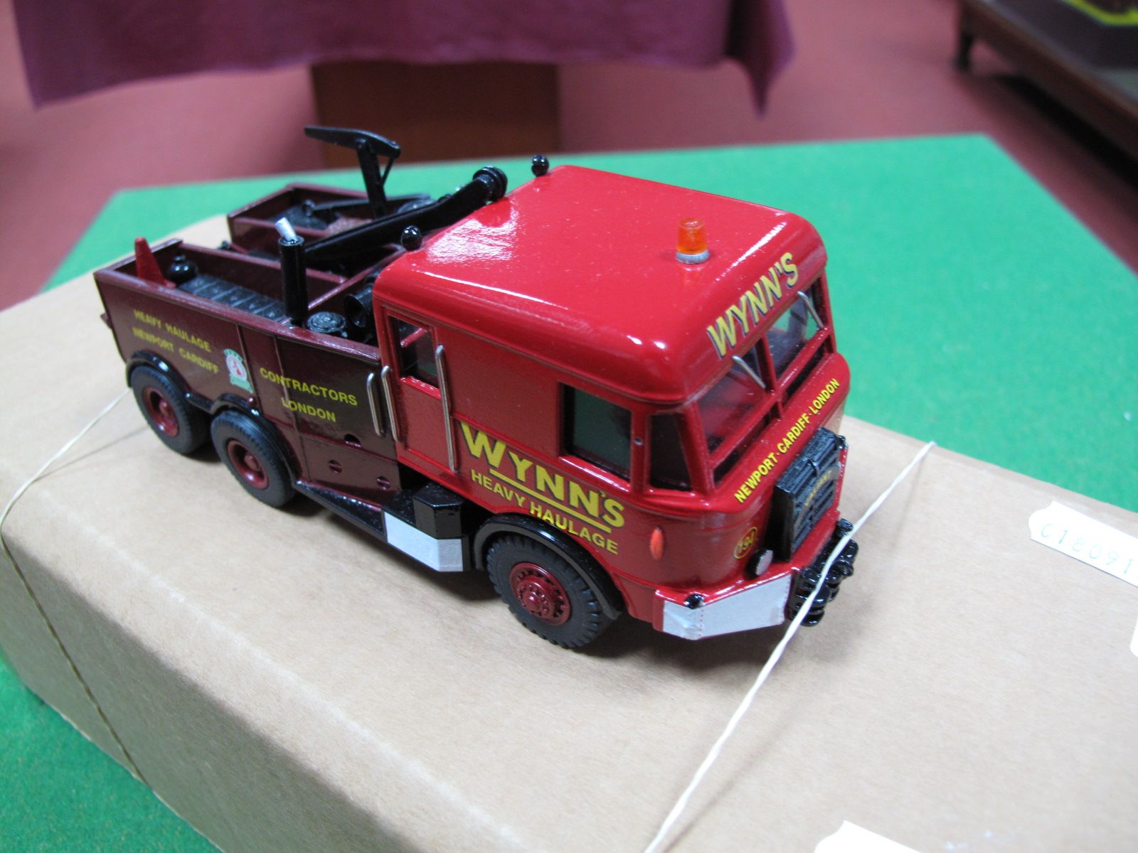 * A Sun Motor Company 1:48th Scale White Metal Model of a Super Pacific Prime Mover. Finished in