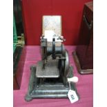 A XIX Century Black Painted Sewing Machine, The Dorman Lockstitch Sewing Machine, Northampton