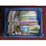 Brooke Bond Tea Cards, in albums, many earlier trade cards in cigarette packets:- One Box