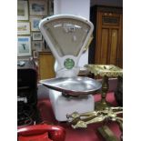 A Set of Mid XX Century Avery Enamelled Shop Scales.