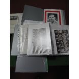 Four Albums of Mainly Reproduction Player Prints, Cup Final programme reprints, original 1949 soccer