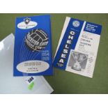 1965 League Cup Final Programmes, Leicester City vs. Chelsea, dated 5th April (tape mark to edge),