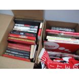 Manchester United Books, including "George Best", "Player by Player", Keane, Coppell, etc:- Two