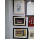 Rotherham United Team Prints and Photos, 2002 signed Ronnie Moore, 1996-7 signed by the squad and