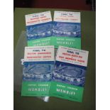 FA Cup Final Programmes, 1954, 1958 (creased), 1959 and 1960. (4)