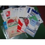 West Bromwich Albion Programmes. 1960-1 V Tottenham, 65-6 at Northampton, 70-1 at Athletic Bilbao,