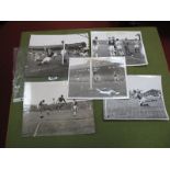 Four Third Lanark Match Action Photographs, circa 1960 featuring games vs. Celtic and Dundee and St.