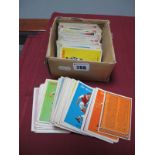 A & B.C. Grey Back Football Cards, circa 1957, approximately 110, together with 47 red backs,