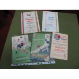 England V Scotland Programmes 1944 (Foxing), 47, 49. V Sweden at Arsenal 1947, V Italy at