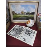 Golf, Kenneth Reed Limited Edition Colour Print, 328 of 750, Suntory World Matchplay Championship