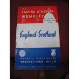 1938 England vs. Scotland Programme, at Wembley, dated April 9th (rusty staples).