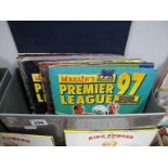 Merlin Complete Sticker Albums, 1997, 98, 99 and Mirror Soccer 88, 1972 FA Cup and England 98 coin