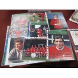 Liverpool FC Autographs - Jan Molby, Tommy Smith, Jimmy Case, Roger Hunt, Peter Thompson, Ian
