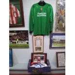 Rotherham United at Wembley Memorabilia, mainly 1996, including photos, badge, no.13 goalkeeper