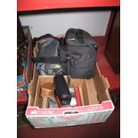 Nikon Vivitar and Cameras, Sigma and Nikon lenses, Sportster "Bell & Howell" and other items:- One