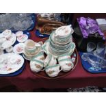 Royal Doulton "Kingswood" and "Lowestoft Bouquet" Teaware:- One Tray