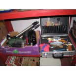 Kowa Cullman, Kodak cameras, Tekel CD, Swift binoculars, etc:- One Box and Artists Equipment in