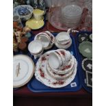 A Paragon 'Majestic' Pattern Tea Service, of twenty-one pieces:- One Tray