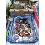 A Mixed Lot of Assorted Costume Jewellery:- One Box