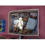 Brades Jack Plane, Jackson's marking gauge, chisels, moulding planes and other woodworkers tools,