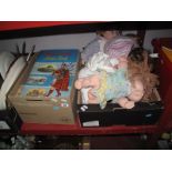 A Large Quantity of Children's Books, including Ladybird, together with Leonardo Collection dolls,