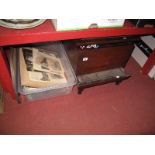 A Mahogany Shove Halfpenny Board, Victorian commode, hunting/ sport prints, equestrian etchings,