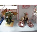 Two Limited Edition "Enchantica - Dragongorge" Models. including "Zarn" 1464/2950 and "Nosferatus"