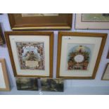 Two XIX Century Ancient Order of Forests Mounted Certificates, in oak frames.