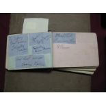 An Early Autograph Book, including George Bolton, Dorothy. M. Lloyd, Billy (Uke) Scott. Together