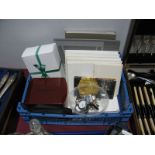 A Modern Empty Rolex Box, an empty Patek Philippe box and a selection of prestigious watch books/